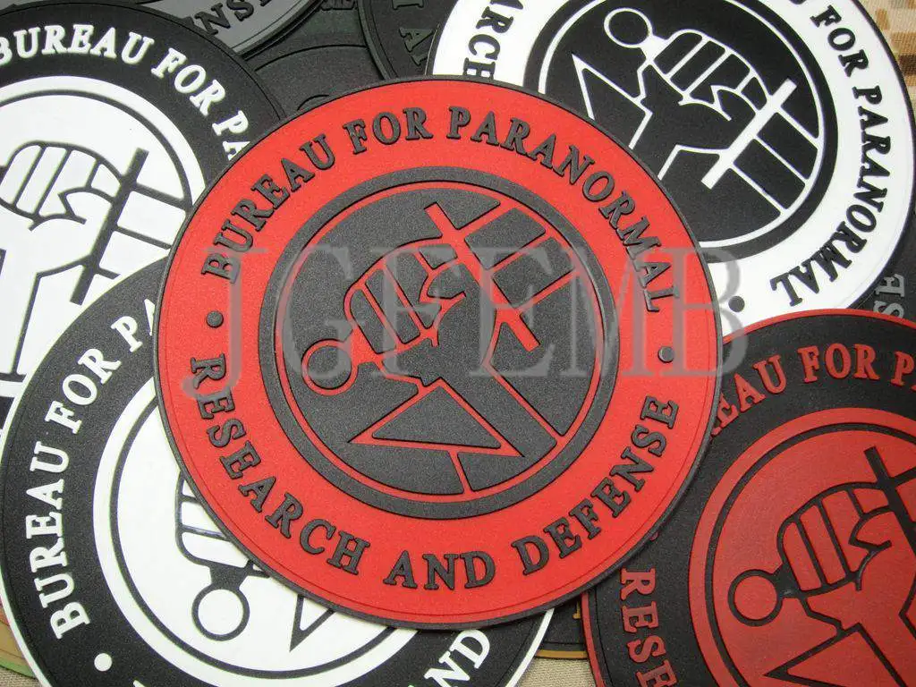 B.P.R.D. Бюро для паранормальных исследований и обороны тактический моральный 3D ПВХ