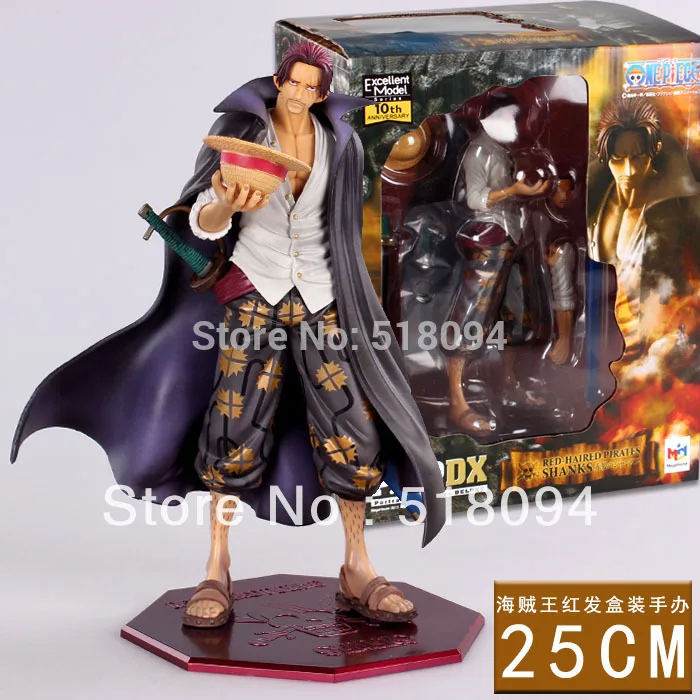 

Anime One Piece P.O.PDX Shanks POP Action Figure Collection Toy 25CM OPFG233