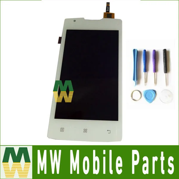 

1PC /Lot LCD Display + Touch  Screen Digitizer Assembly For Lenovo A1000  Black color With Tools