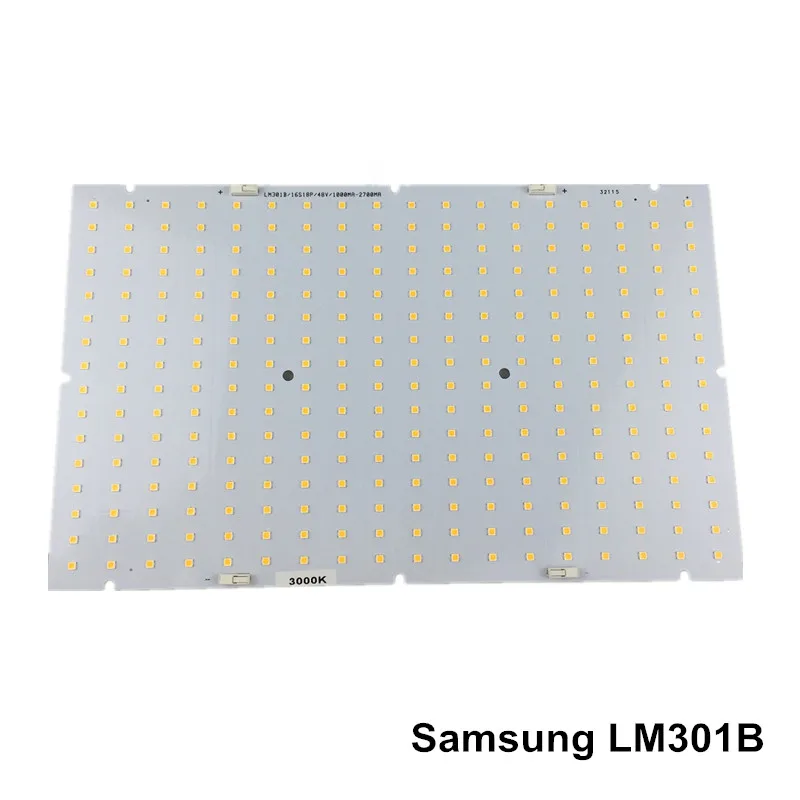 Samsung LM301B/mix 660nm 3000K led 288 шт. PCBA Квантовая плата с регулируемой яркостью источник питания Meanwell HLG-320H-48B/HLG-480H-48B - Испускаемый цвет: QB-LM301B