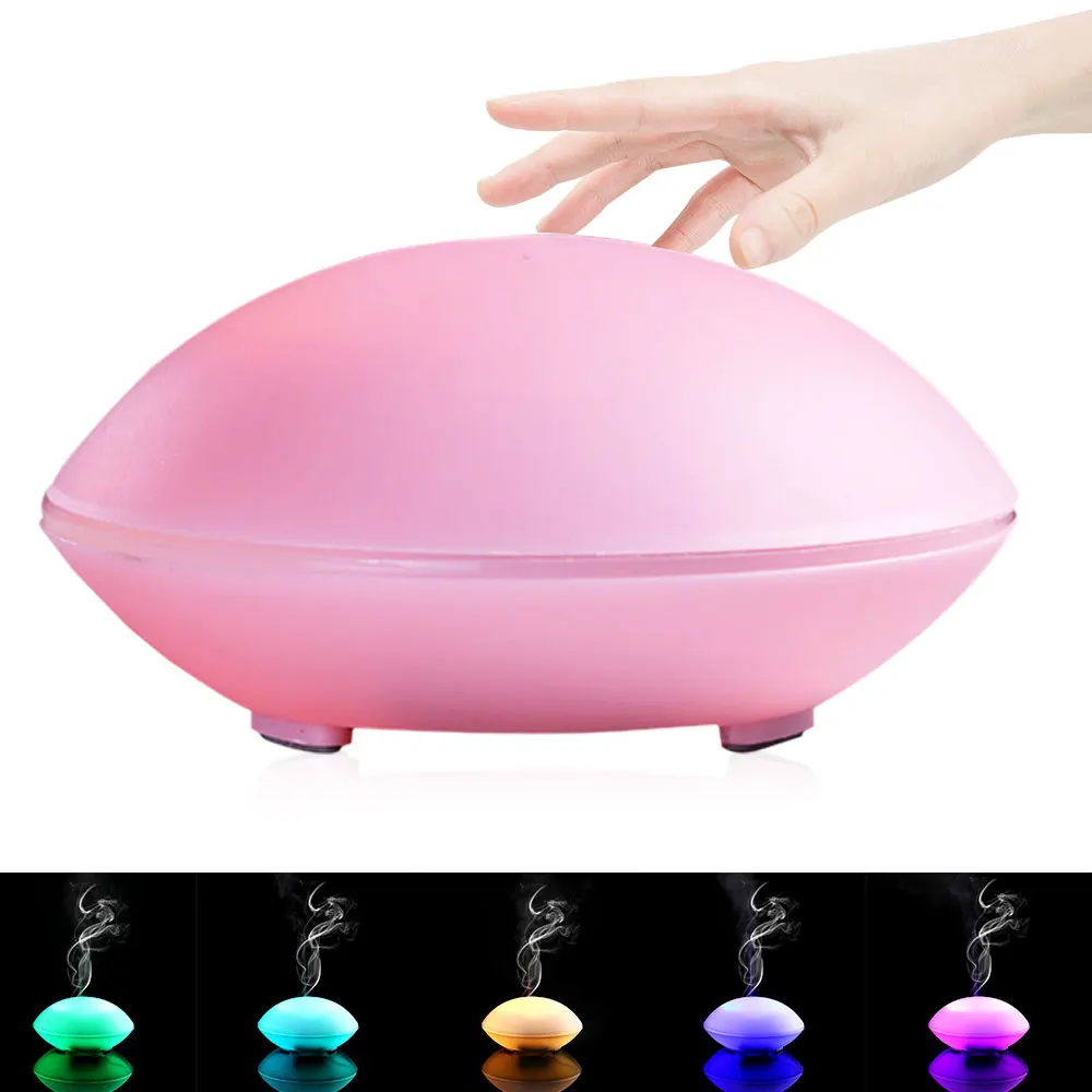

USB Shell Air Humidifier Ultrasonic Essential Oil Diffusers Home Humidifier Aroma Oil Water Diffuser with Night Lamp Light