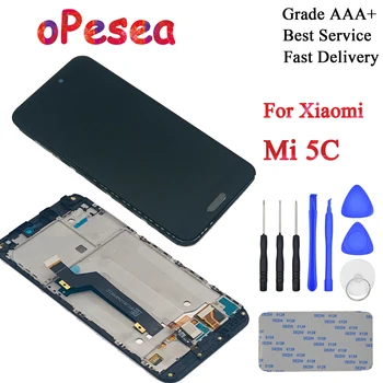 

oPesea 5.15'' For XIAOMI Mi 5C LCD Display Panel Touch Screen Digitizer GlassAssembly With Frame For XIAOMI Mi5C LCD display