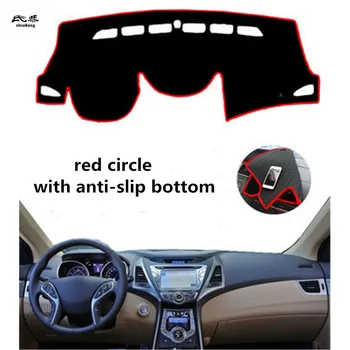 

Free shipping 1set for 2012-2016 Hyundai Elantra car accessories car Dashboard Shade obstacle avoidance pad