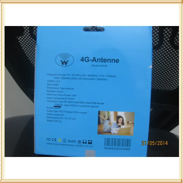 35dBi 4G антенна двойной разъем комнатная квадратная для huawei B593 B890 B310 B315|4g antenna|antenna for