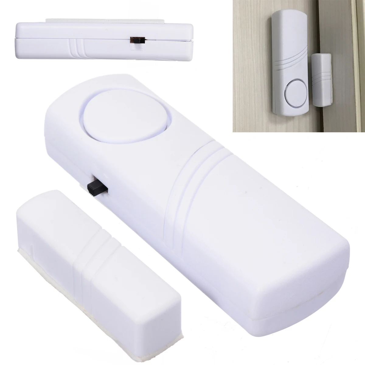 

Wireless Alarm Unit Wireless House Security Door Window Entry Burglar Alarm System Magnetic Sensor Kit for Home Safety Equipment