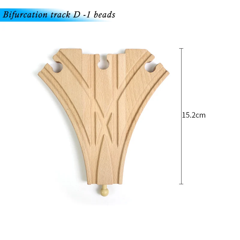 Различные деревянные компоненты для поезда, набор для поезда из бука, детские игрушки для поезда, подарки, аксессуары, совместимы с Thoma Friends - Цвет: Track D -1 beads