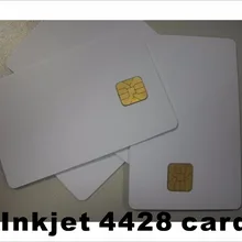 200 шт./лот контакт 7816 SLE4428 для струйной печати смарт-карты ПВХ для струйного принтера с двухсторонней печатью