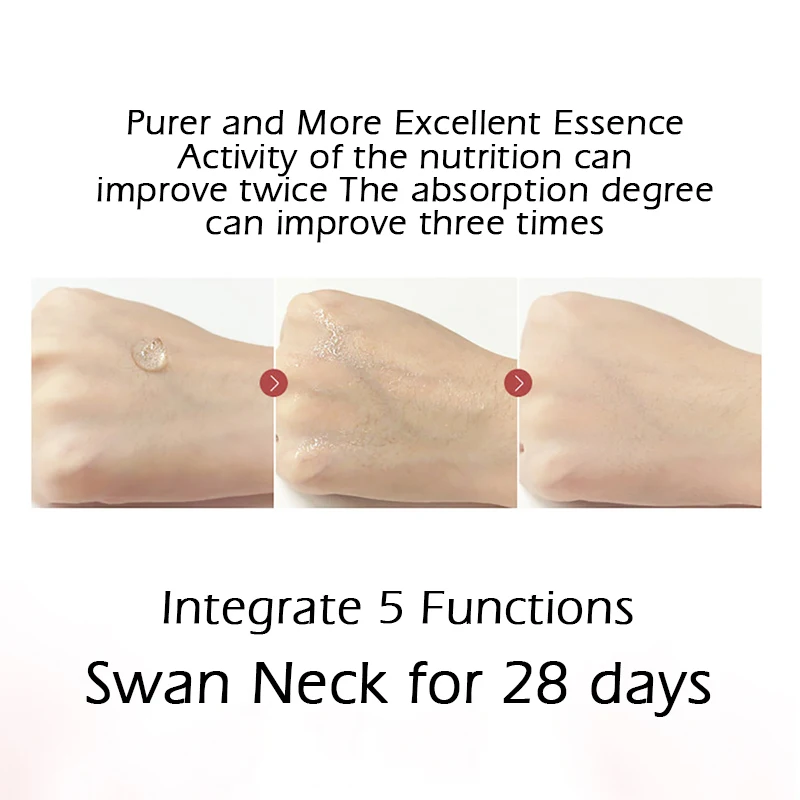 Clothes of Skin Anti-Wrinkle Anti-Aging Neck Serum Tighten Firming Neck Skin Moisturizing Essence Weaken Fine Lines Improve skin