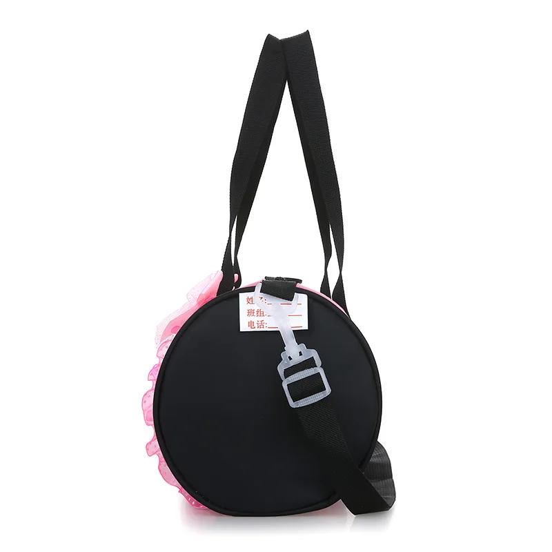 Балетная танцевальная сумка, розовая вышитая сумка для спортзала, Женские Балетные спортивные танцевальные рюкзаки, рюкзак Каванс, кружевная розовая балетная сумка для девочек