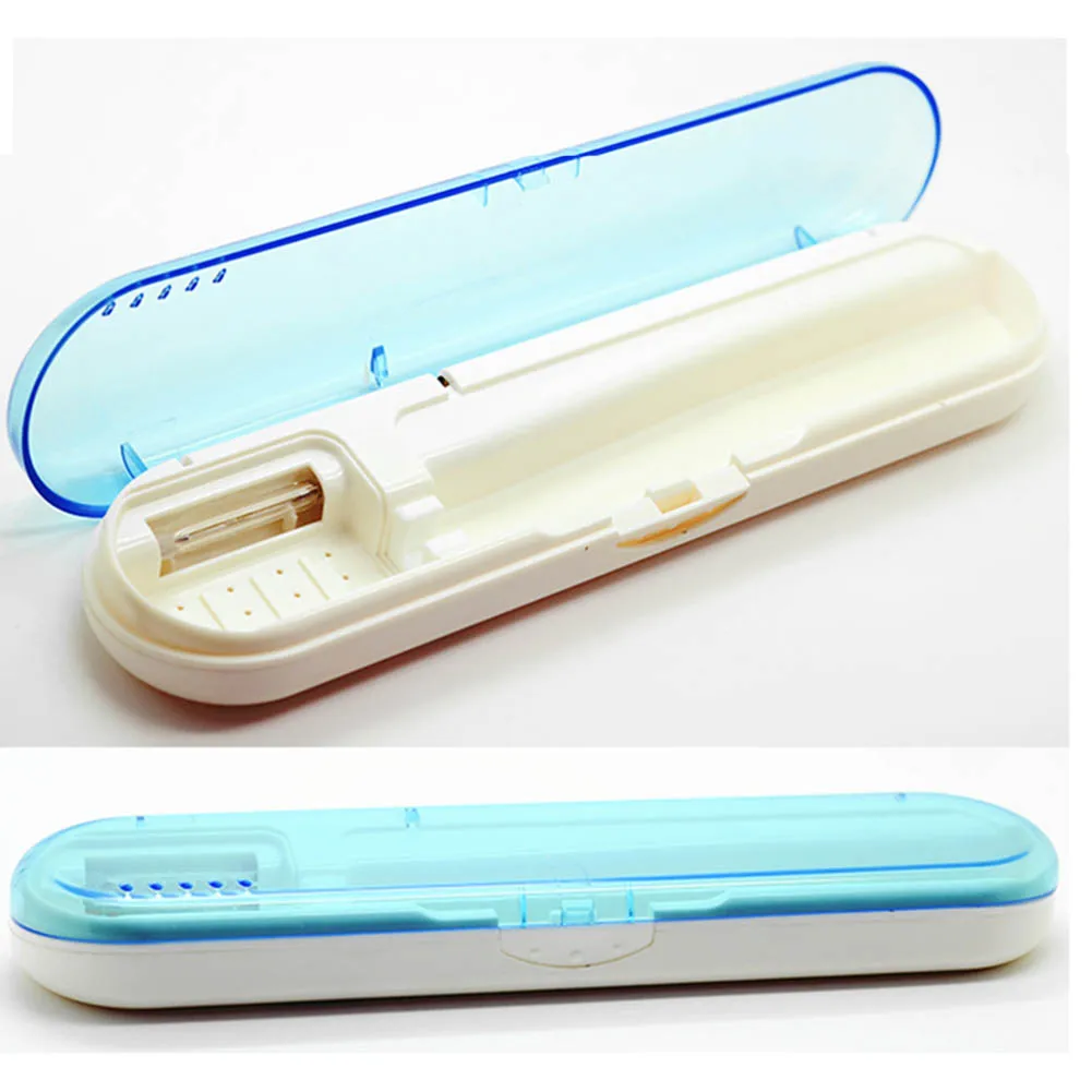 

Hot Portable Toothbrush Automatic Disinfection UV Sterilization Case Travel Tooth Brush Sterilizer Tool Box wyt77