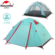 Naturehike сверхлегкий p серии Классика шатер ткани 210t для 2 человек NH15Z003-П