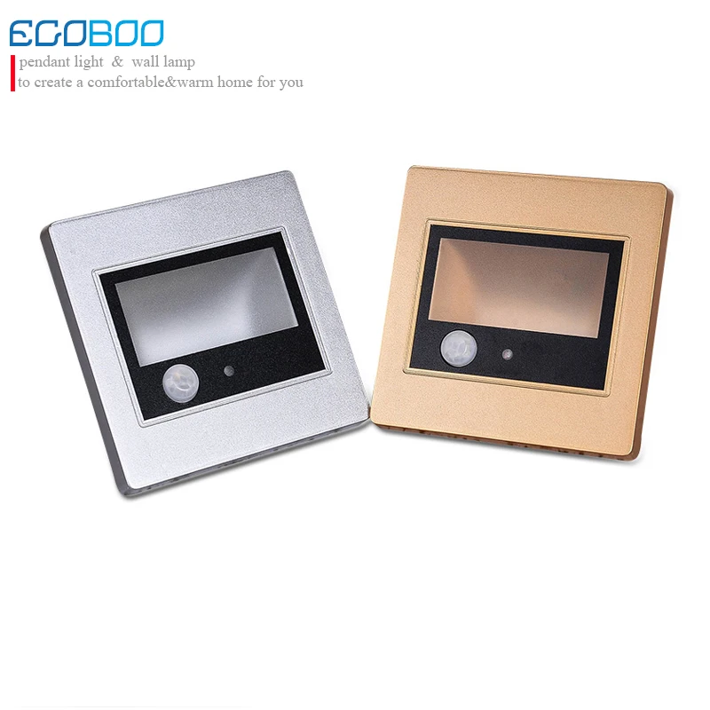 sensor stair lamp arandela special offer ccc 2016 new lighting led recessed indoor LED wall light for step lights(2pcs/lot)