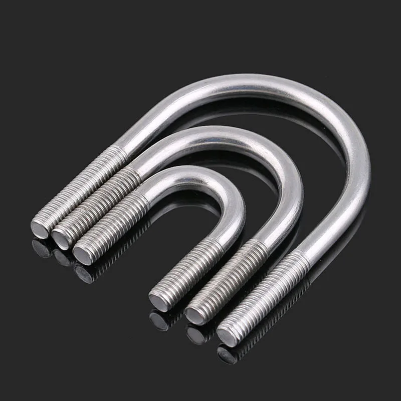 1PCS M8*22/27/34 161 Standard 304 Stainless Steel U shaped Screws, U