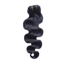 Peruvian Virgin Hair Clip In Human Hair Extensions Body Wave Clip Ins Natural Hair 7pcs 120 gram/Set You May