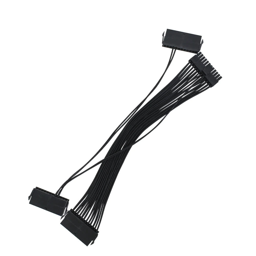 TISHRIC ADD3PSU стартер удлинитель ATX 24Pin Molex двойной блок питания адаптер кабель
