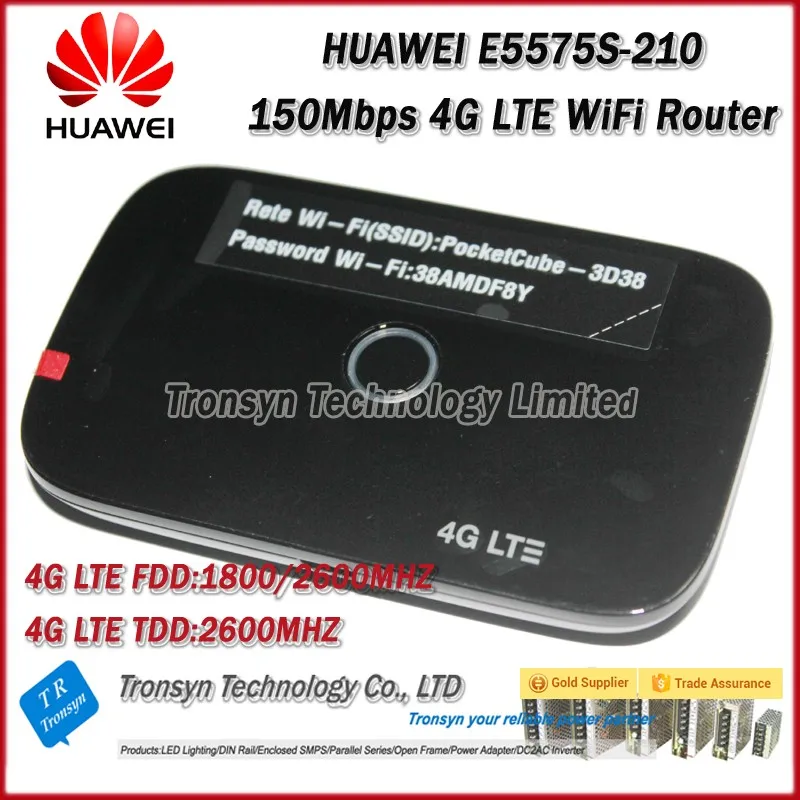  Wholesale Free Shipping Original Unlock 150Mbps HUAWEI E5575S-210 Protable 4G LTE WiFi Router Suppo