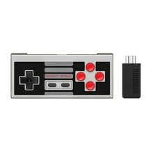 8Bitdo NES30 Wireless Controller Set with Bluetooth Retro Receiver for Mini NES SFC Classic Edition