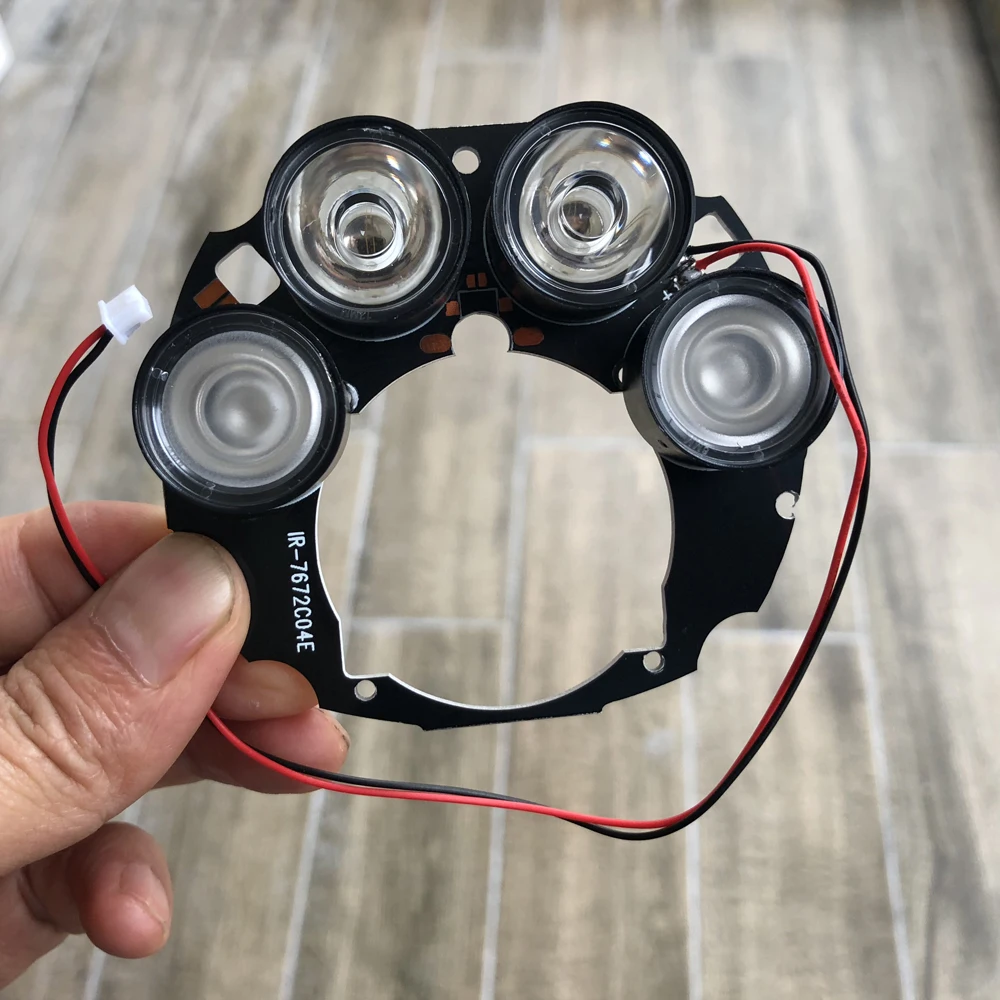 

Infrared Array LED Light 4x 850nm Camera Spot LED Light Board IR Module Night Vision for CCTV IP Camera AHD Camera