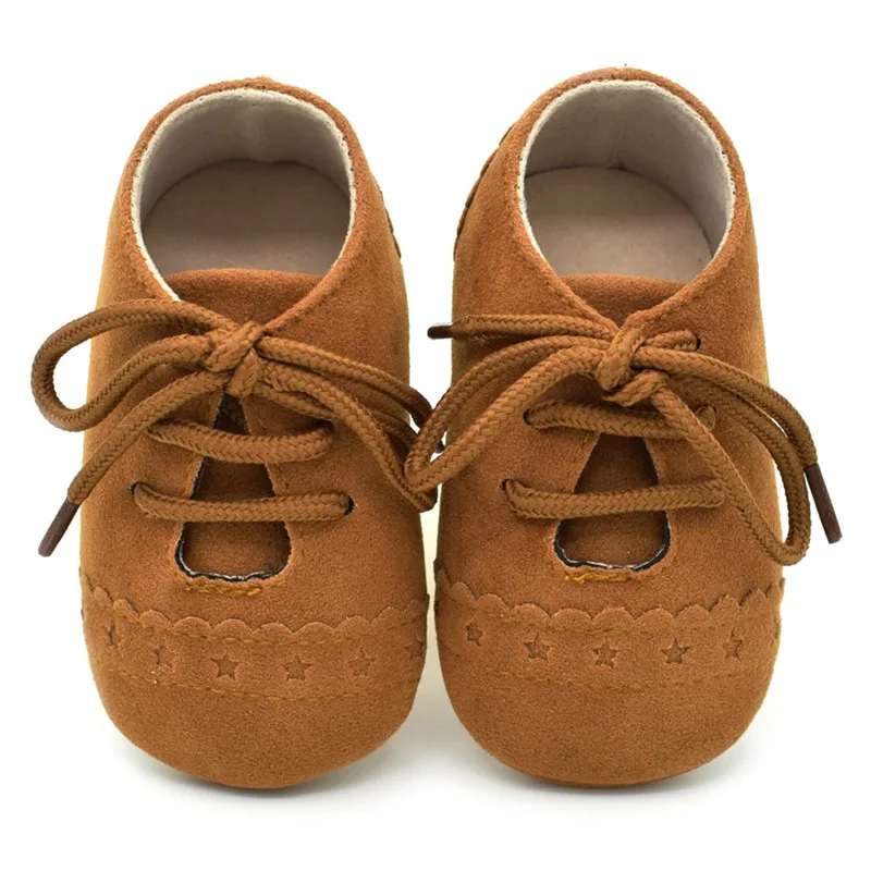 Детская обувь высокого качества с мягкой подошвой, Нескользящие, для новорожденных, для малышей, с Т-образным ремешком, для первых шагов, для маленьких девочек и мальчиков, на шнуровке, повседневные кроссовки - Цвет: BW024