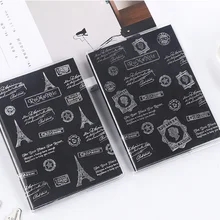 Креативный большой черный резиновый рукав блокнот ежедневник планировщик блокнот-органайзер журнал книга школьные офисные принадлежности