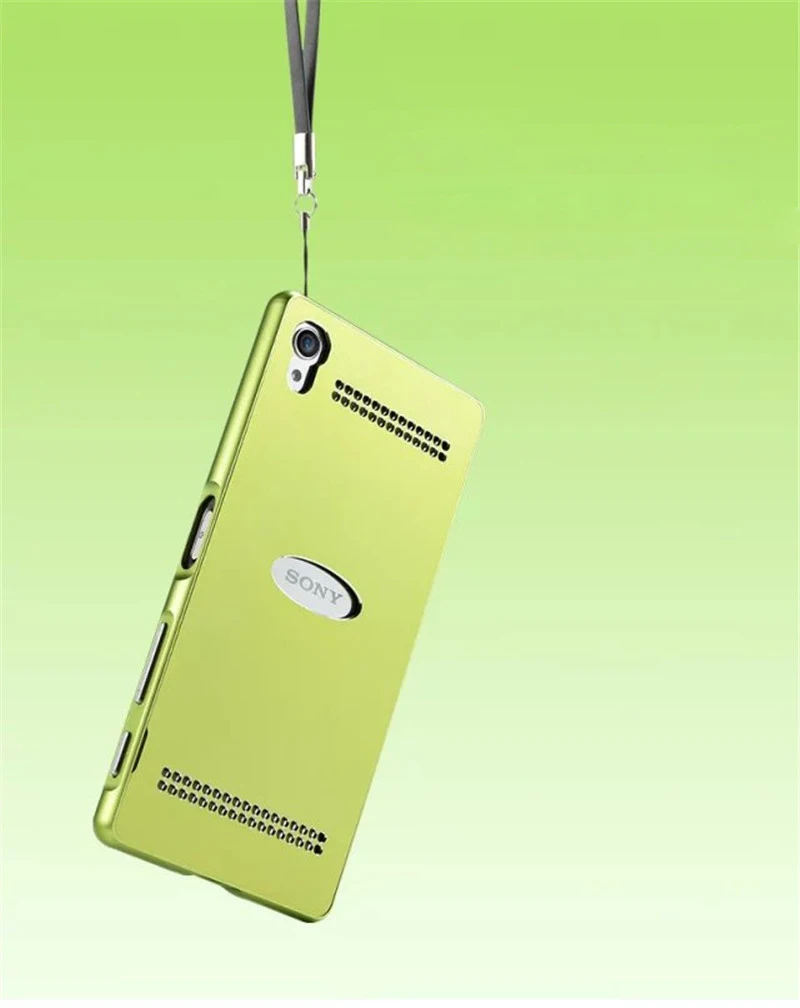 Чехол для Sony Xperia Z5 Premium E6853 E6883 5 дюйма металлический корпус с алюминиевой задней
