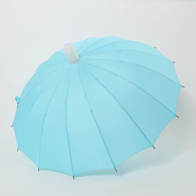 Yesello Водонепроницаемый Чехол, Длинные зонты, ветростойкий складной зонт с длинной ручкой, водонепроницаемый чехол, ветрозащитный зонтик от дождя - Цвет: Straight