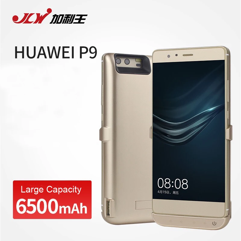 

JLW 6500mAh External Phone Battery Charger Case For HUAWEI P9 Back Clip Battery Backup Rechargeable Power Case For Huawei P9