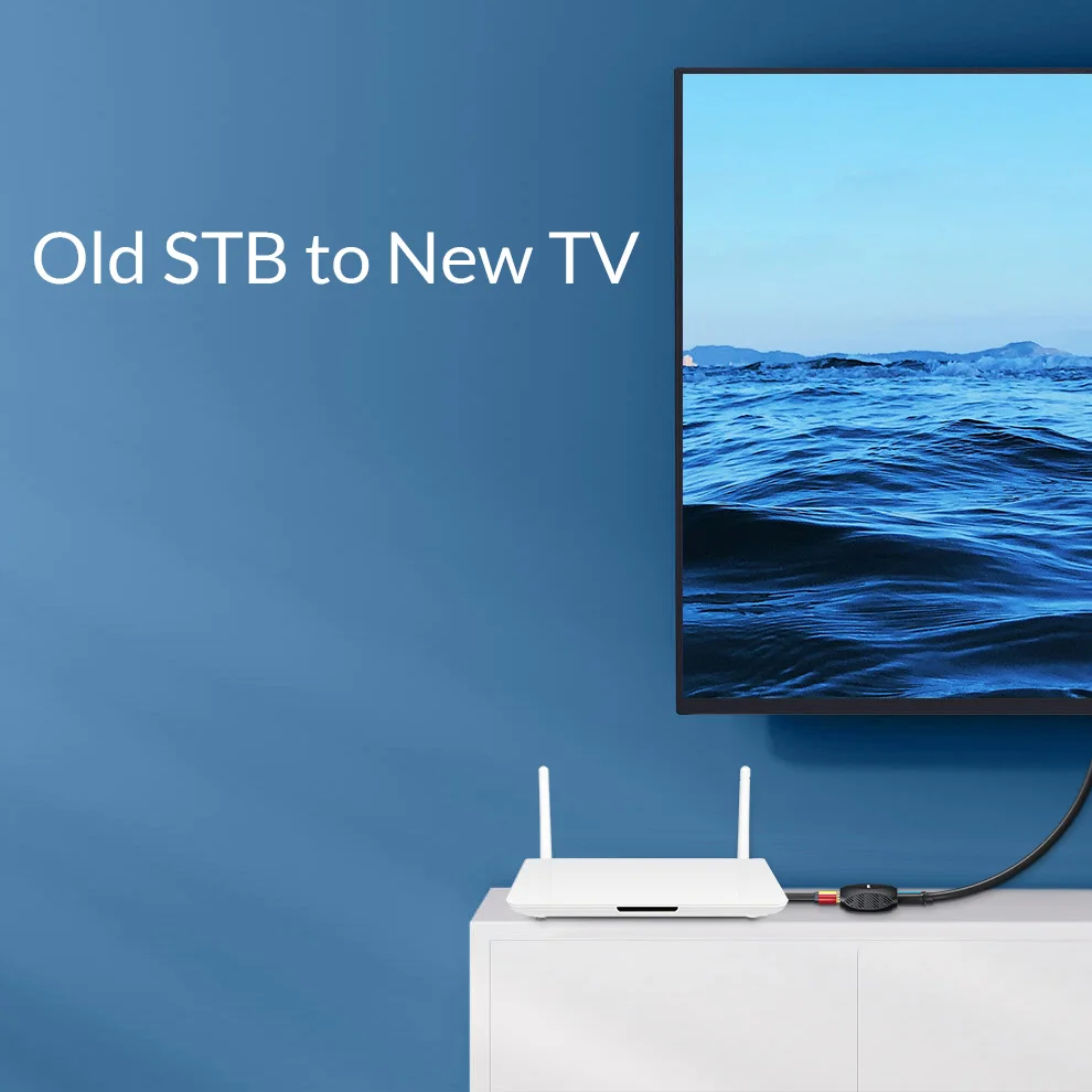 Unnlink RCA/AV в HDMI адаптер конвертер композитный CVBS с аудио 720P 1080P NTSC/PAL для старой