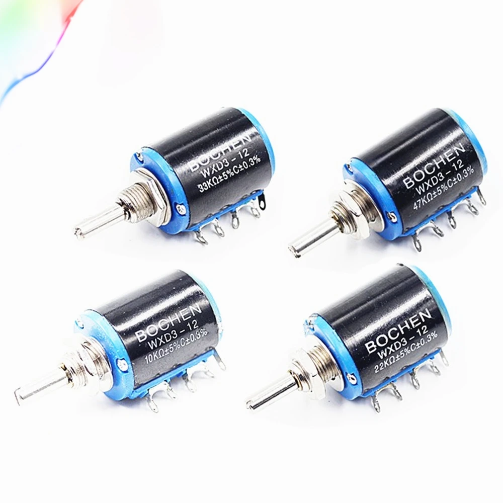 WXD3 12 10K 4.7K 2.2K 1K Precision multi turn potentiometer Free ...