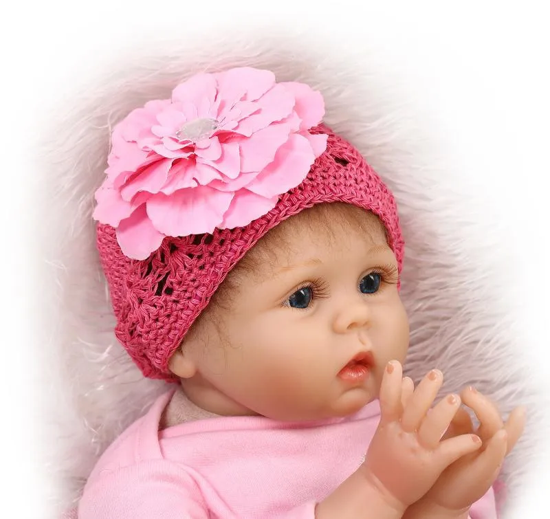 Npk коллекция силикона Reborn Baby Doll игрушки 55 см высокого класса для новорожденных девочек куклы реалистичные подарки на день рождения сном