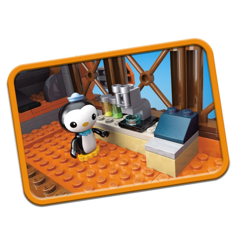 Polvo dos Desenhos Blocos de Construção do Modelo Novidades Set Criador Idéias City Octonauts Octopod Animados Define Kits Crianças Brinquedo Duplo Hot 8 Pçs - 18 City Octonauts Octopod Polvo Dos Desenhos Animados