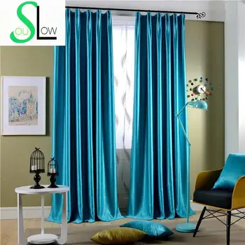 

curtain High grade Curtain Fabric Hot New Curtains French Window Blackout Korean Pleated Room And Modern For Living
