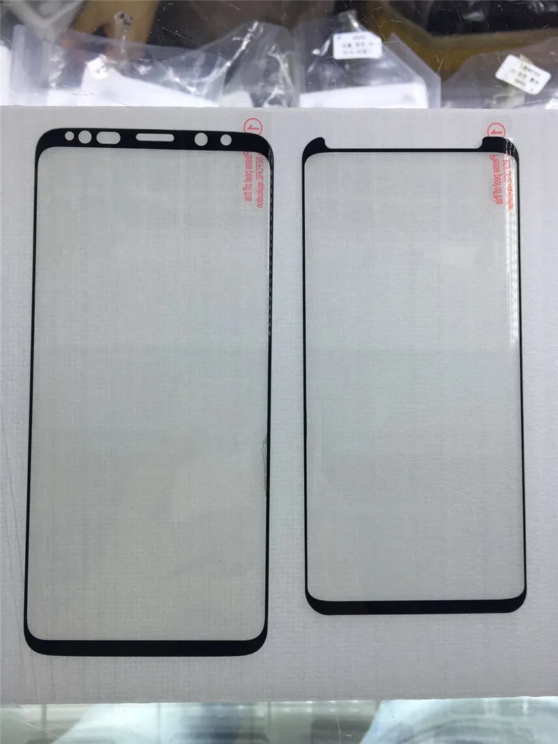 50 шт./лот DHL S9 защита экрана Полный Клей для Samsung Plus чехол дружественный закаленное