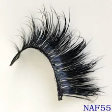 По UPS 200 пара красота ручной работы Толстые вьющиеся конские волосы Накладные ресницы накладные ресницы естественные длинные норковые макияж инструменты для наращивания