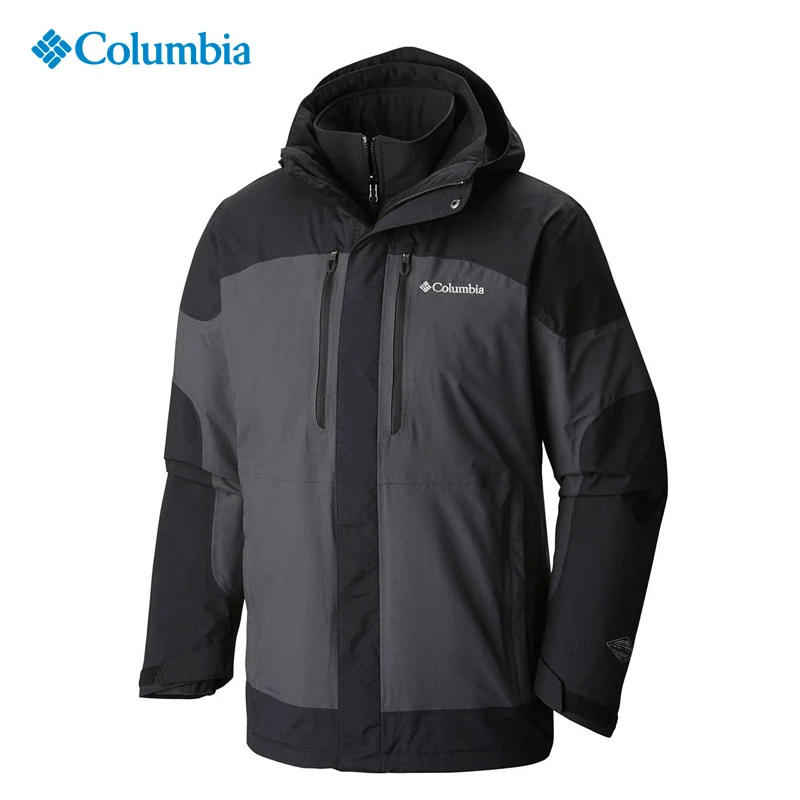 

Colombian Outdoor Male Waterproof Thermal Energy Warm Soft Shell Three-in-one Suit WE1054 Windproof Polyester Hiking Jackets