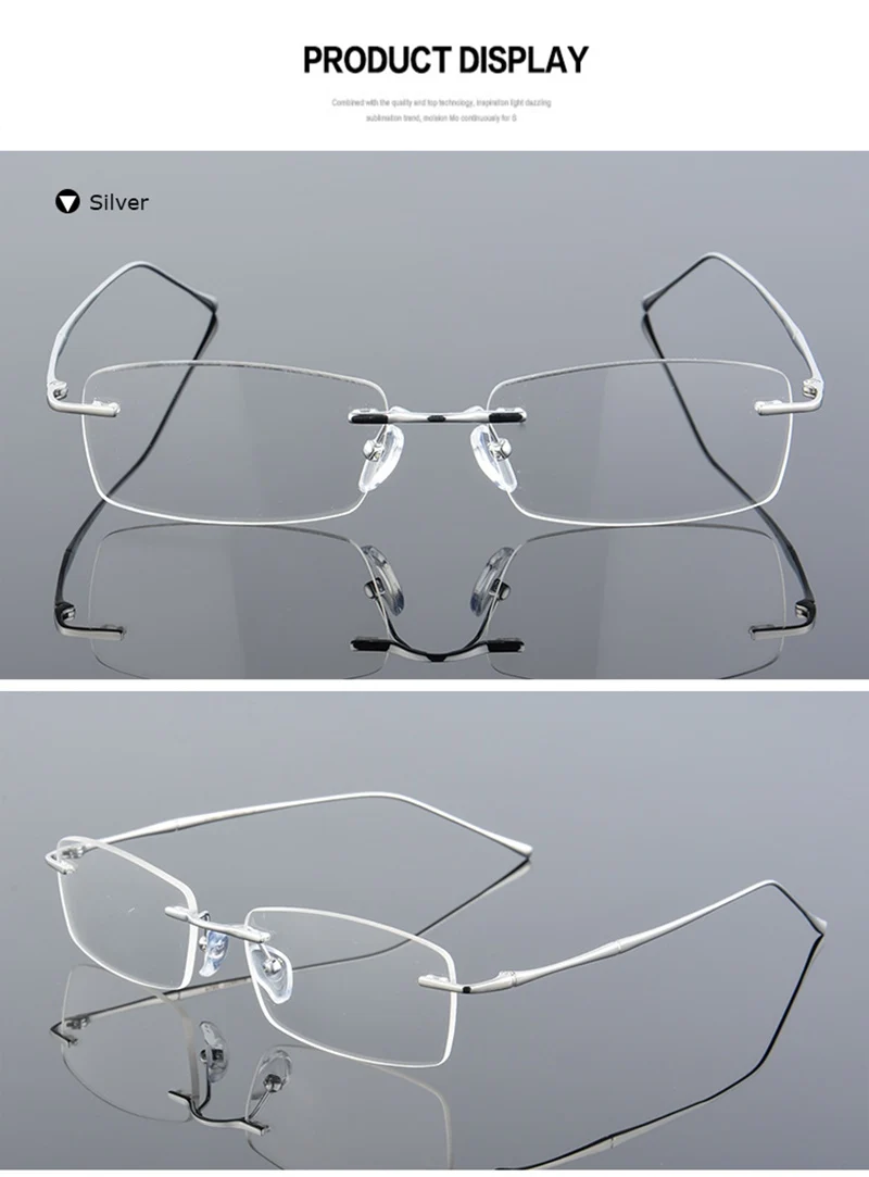 Очковые оправы чистый Титан очки Для мужчин Для женщин компьютерная оптическая очки без оправы кадров для мужчин прозрачные линзы очки YQ027