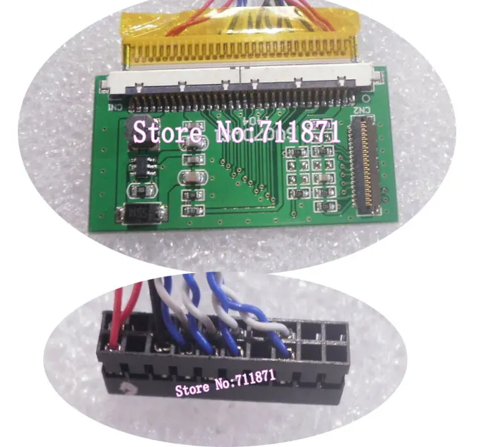 BA070WS1-100 HJ070NA-13D FPC адаптер LVDS пластина 0,3 шаг 39P соединение гибкой печатной платы LVDS драйвер платы 1ch 6 бит FPC LVDS конверсионная плата