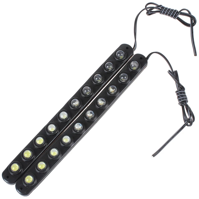 Best Offers Universal 10W LED Car Daytime Running Light Bright Lighting Waterproof DC12V Automobiles DRL Strips Fog Lamp 6500K Best Offers Universal 10W LED Car Daytime Running Light Bright Lighting Waterproof DC12V Automobiles DRL Strips Fog Lamp 6500K