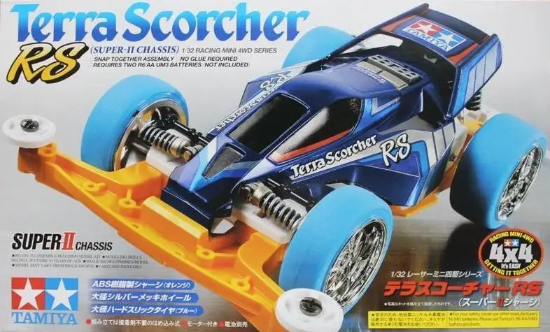 Tamiya 18064 1/32 Mini 4WD JR Terra Scorcher RS Super II Модель шасси | Игрушки и хобби