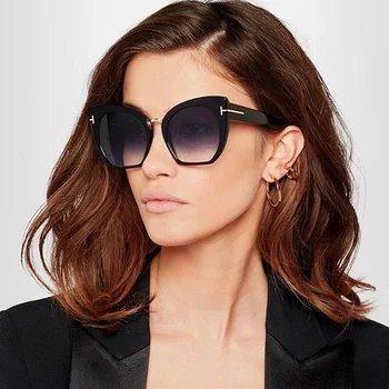

Retro Big Cat Eye Sunglasses Women 2019 Black Gradient Sun Glasses Fashion Brand Designer High Quality Vintage Sunglass