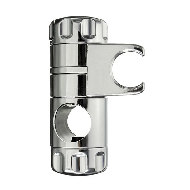 

25mm Chrome Color Shower Rail Slider Raiser Head Holder Bracket Replacement Parts