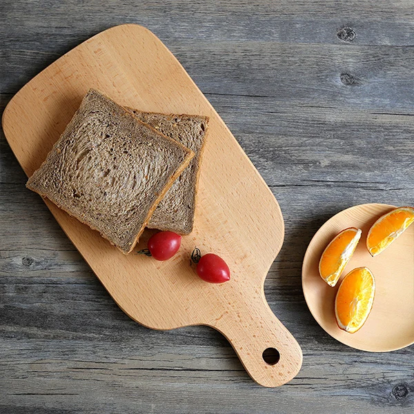Хлеб разделочная доска для фруктов натуральная деревянная доска для резки Антибактериальная разделочная доска измельчение продуктов блок кухонная утварь для выпечки