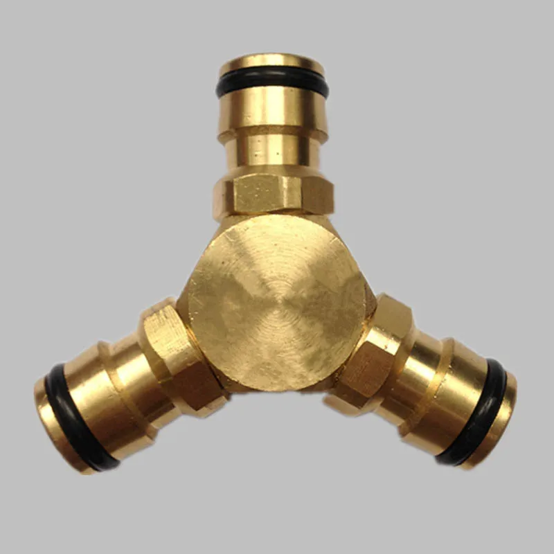 10 Type 3/4" Threaded Brass Hose Tap Connector Garden Water Pipe Adaptor Brass Hose Tap Connector