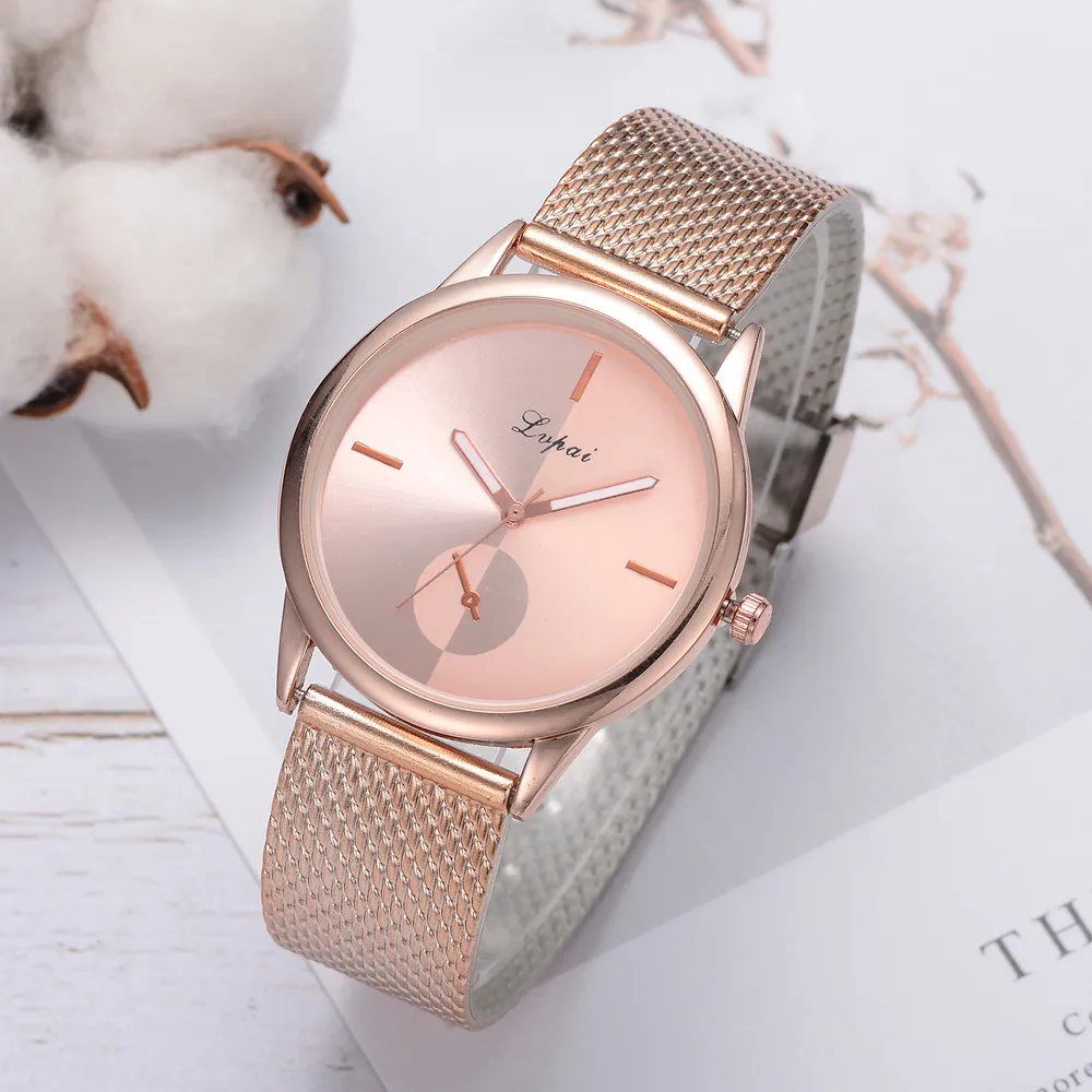 P755 Lvpai Women's Casual Quartz Silicone strap Band Watch Analog Wrist Watch