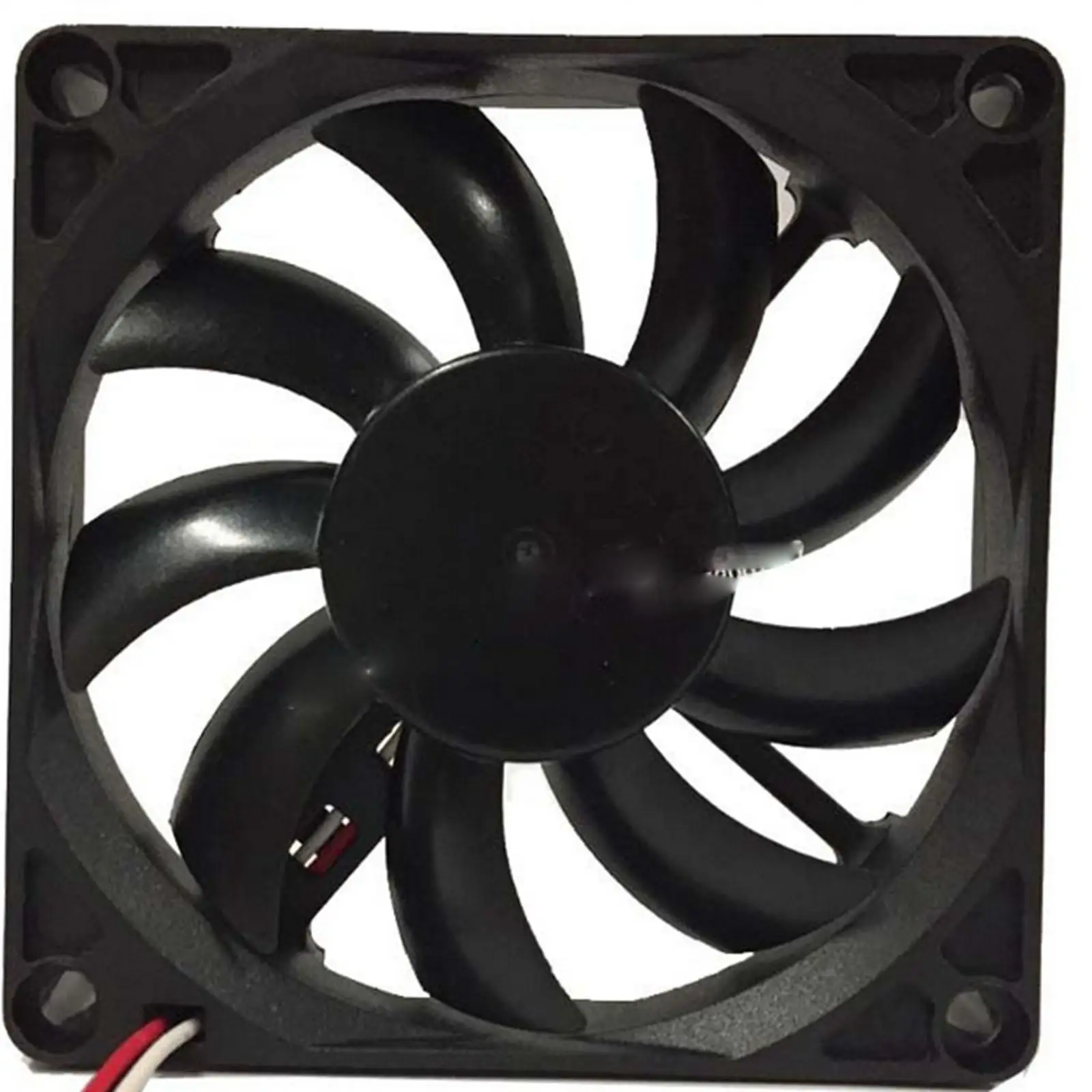 24V DC 80x80x15mm Axial Radiator Fan 52m3/H Dual Ball Bearing Middle Speed