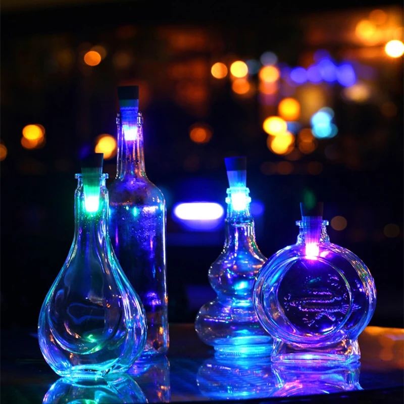 1 шт. СВЕТОДИОДНЫЙ Бутылки Вина ночной Светильник Magic пробковая USB Перезаряжаемые Пробка Крышка лампа Рождественский Декор креативные Романтические белый