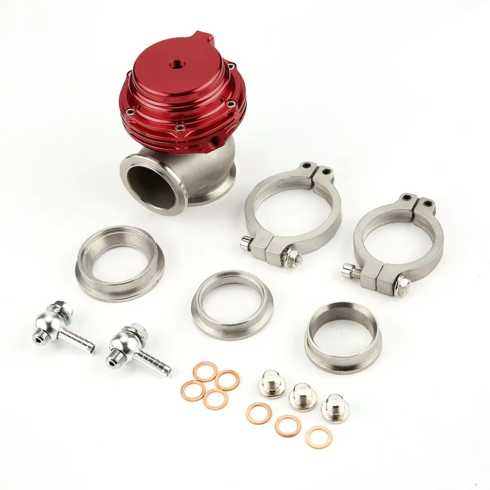 

V-band External Turbo Wastegate Professional 38mm V-band Wastegate Set up Universal Compact Aluminum Adjustable