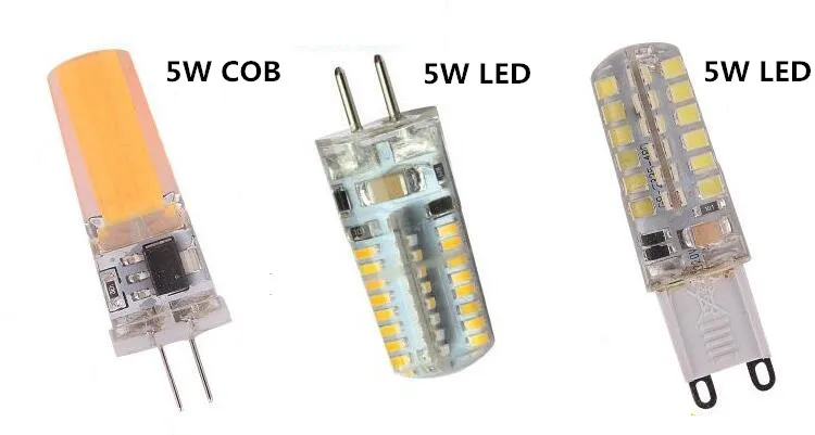 Мини G4 G5.3 G9 светодиодный лампы 220V 12V 3W 5W 7W Светодиодный Светильник Мозоли Светодиодный точечный светильник заменить 20 Вт 30 Вт галогенная люстра светильник