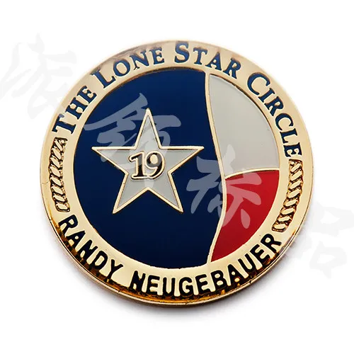 

personalized round metal badges with customized logos
