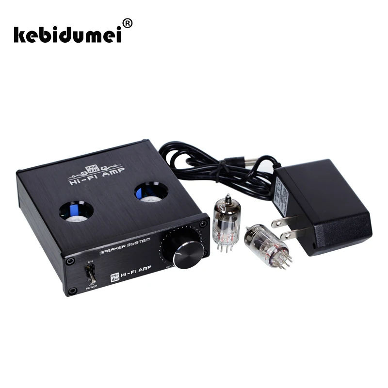Ламповый усилитель kebidumei цифровой Hi Fi ламповый DC12V система колонок Buffer 6J1